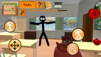 Stickman Teacher. Neighbor School Escape 3D Screen Shot 2