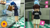 simulador de anime para meninas de colegial jogos Screen Shot 1