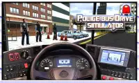 الشرطة حافلة محاكي القيادة Screen Shot 0