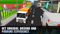 Cube Garbage Truck Simulator Screen Shot 3