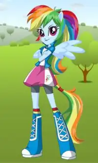 Dress Up Rainbow Dash Screen Shot 1