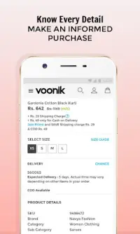 Voonik Online Shopping App Screen Shot 2