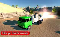 Offroad Cargo Truck Permainan Screen Shot 1