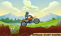 Off-Road Bike Racing Game - Tricky Stunt Master Screen Shot 1