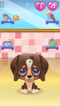 Cute Puppy Care - dress up games for girls Screen Shot 0