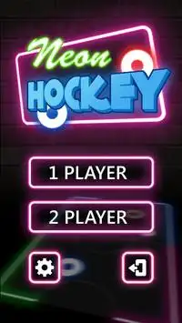 Glow Hockey free Screen Shot 0