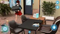 anime school meisje sim game Screen Shot 4