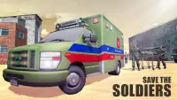 Gioco di salvataggio dell'ambulanza dell'esercito Screen Shot 1