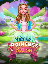 女の子のための妖精の王女のメイクアップドレスアップゲーム Screen Shot 0