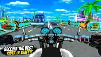 Moto Rider Highway Traffic Screen Shot 0