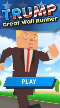 Trump - Great Wall Runner Screen Shot 0