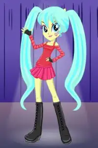 School Style MLPEG Dress Up Game with pony girls Screen Shot 3