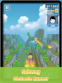 Subway Obstacle Course Runner: Runaway Escape Screen Shot 7