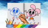 🎨 how to draw ɢυmвaII games free for kids🎨 Screen Shot 1