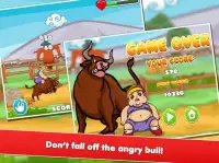 Fatty In Trouble 2 : Bull Ride Screen Shot 6