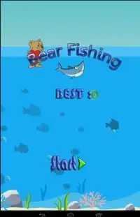 Bear fishing game Free Screen Shot 0