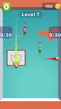 Arena de batalha de basquete Screen Shot 2