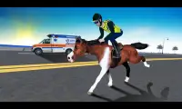 rodéo simulateur cheval police Screen Shot 3