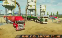 Offroad-Öltanker-Transporter-LKW: Straßenzug Screen Shot 2