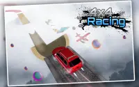 Racing Stunts in Car 3D: Mega Ramp Crazy Car Games Screen Shot 1