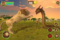 Furious Lion Vs Angry Anaconda Snake Screen Shot 10
