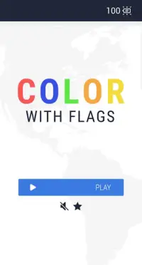 Color With Flags - Flag Coloring Trivia Game Screen Shot 2