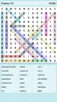Word Search Games in Spanish Screen Shot 5