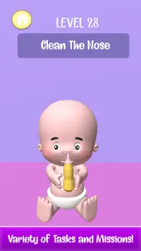 Pregnant Mother Simulator 3D - Newborn Baby Care Screen Shot 2