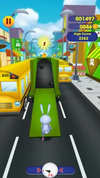 Animal Road Run For Fun Screen Shot 0