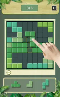 Woody Block: Green Wood Puzzle Screen Shot 9