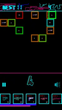 Gun Crash - Brick Breaking Game Screen Shot 0