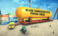 Ponadgabarytowy Cargo Transporter Truck Simulator Screen Shot 1