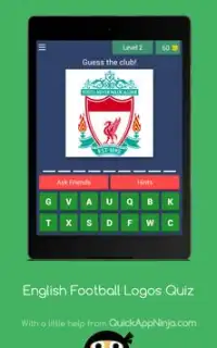 English Football Logos Quiz Screen Shot 14