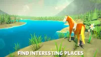 Horse Simulator: ฝูงสัตว์ในป่าดุร้าย Screen Shot 1