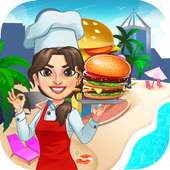 Cooking burger: Cook,Serve in Casual & Design