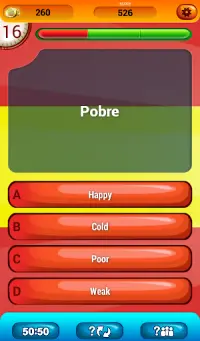 Spanische Wortschatz Quiz Screen Shot 6