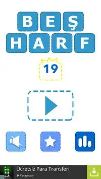 Beş Harf - Kelime Oyunu Screen Shot 1