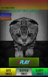 Cute Cat Twist Jumper Screen Shot 14