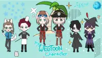 My Webtoon Character - के-पॉप आईडीओएल अवतार Screen Shot 1