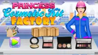Princess Cosmetic Kit Factory: Makeup Maker Game Screen Shot 3