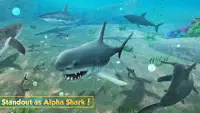 Kehidupan Great White Shark: Simulasi Megalodon Screen Shot 3