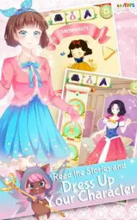 Magische Verhalen - Sprookjes Anime Meisje Screen Shot 2