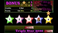 Triple Star 2000 Video Poker Screen Shot 0