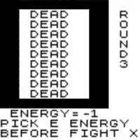 ZX81 DUNGEON MAZE Screen Shot 1