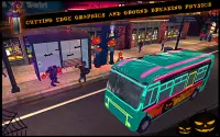 Halloween Bus Miasto Simulator Screen Shot 2