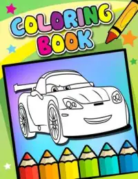 How To Color Lightning McQueen (coloring pages) Screen Shot 1