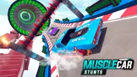 Muscle Car Stunt Games Screen Shot 2