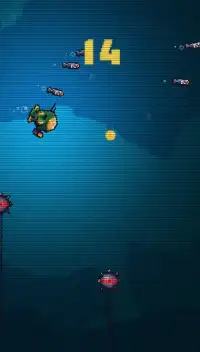 Pixel Submarine : TapTap Flappy Game Screen Shot 7