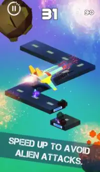 Planet Dodge: Galaxy Space Shooter Game Screen Shot 0