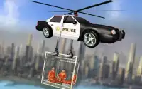 Flying Police Car Prisoner Transport 2017 Screen Shot 17